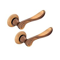 Ручки на розеті MVM/Linde A-2009 (T3-E9) MACC матова бронза